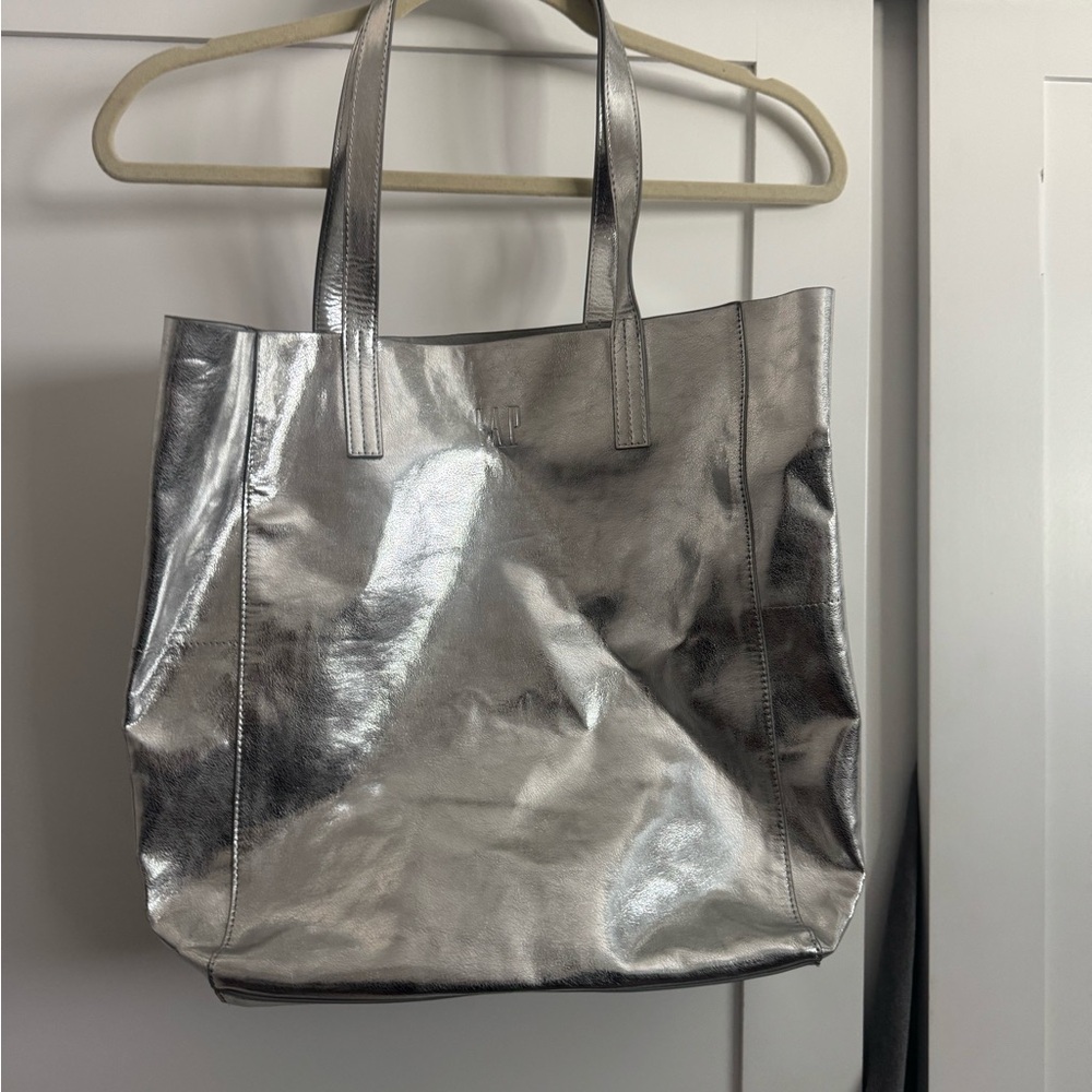 GAP silver tote - Picture 2 of 3